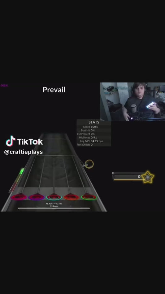 Custom Clone Hero Les Paul Controller - "CraftiePlays Edition"