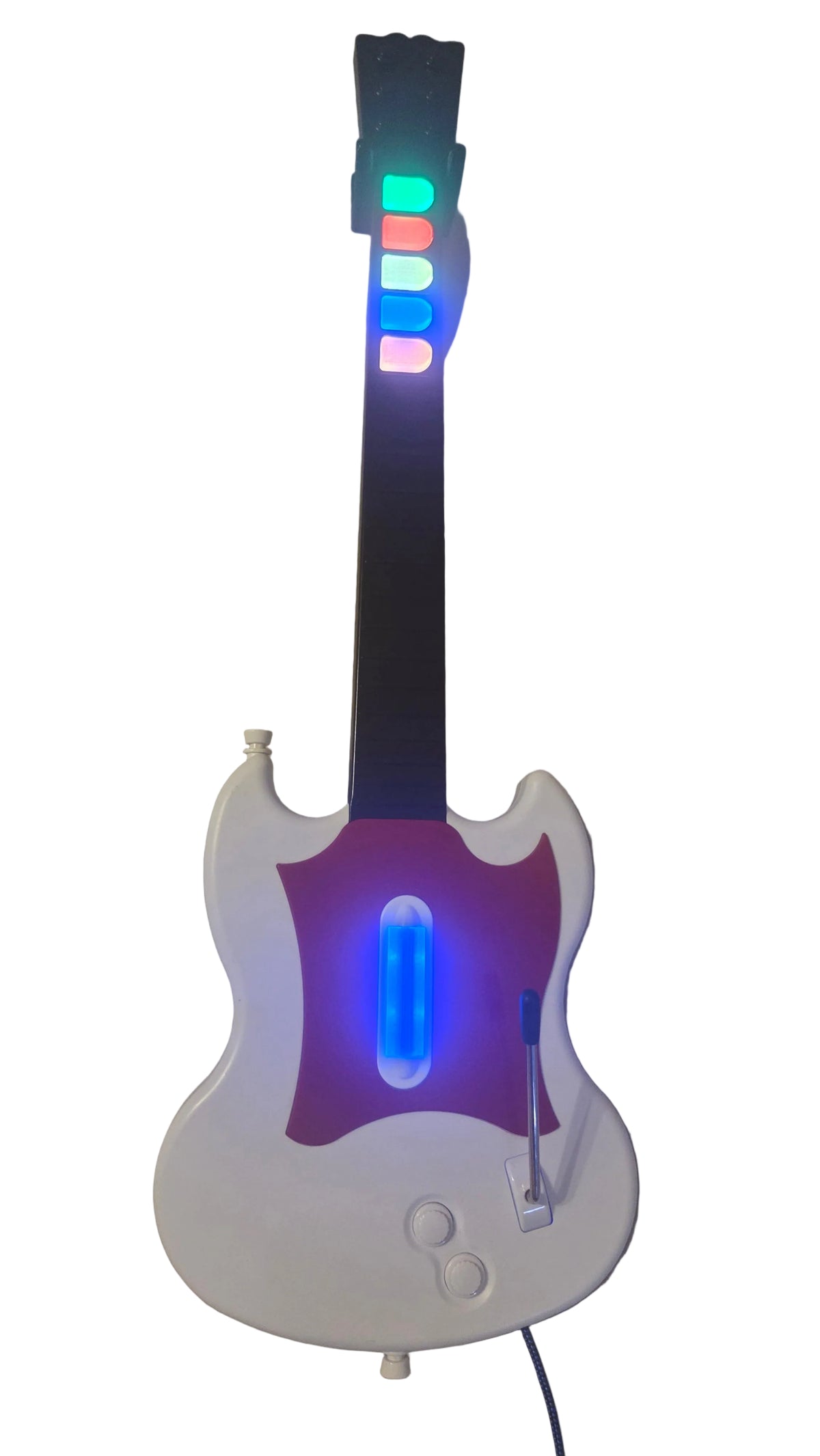 Custom Clone Hero SG Guitar Controller White Red