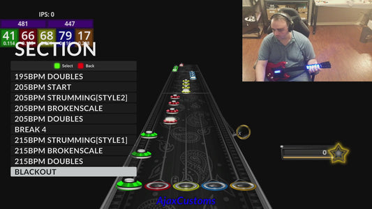 Custom Clone Hero SG Guitar Controller