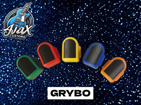 Premium Dual-Color Fret Buttons | Ultra-Smooth Slide Surface | Clone Hero / Guitar Hero GRYBO