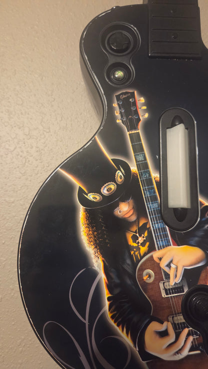 Custom Clone/Guitar Hero Les Paul - Slash Faceplate and Two-Tone RGB Frets