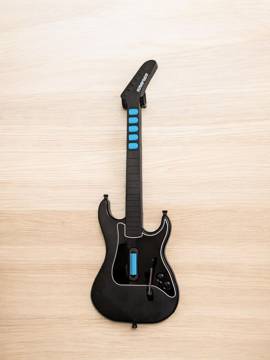 Custom Clone Hero/Guitar Hero Kramer - Sky Blue Accents