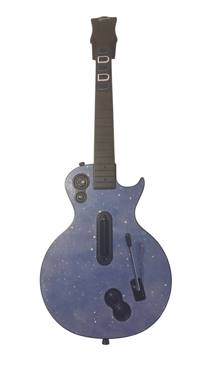 Custom Clone Hero LP with "Ajax Blue" Painted Faceplate, Dual Color Frets, 1000hz Poll Rate, Mech Switches (Copy) (Copy)