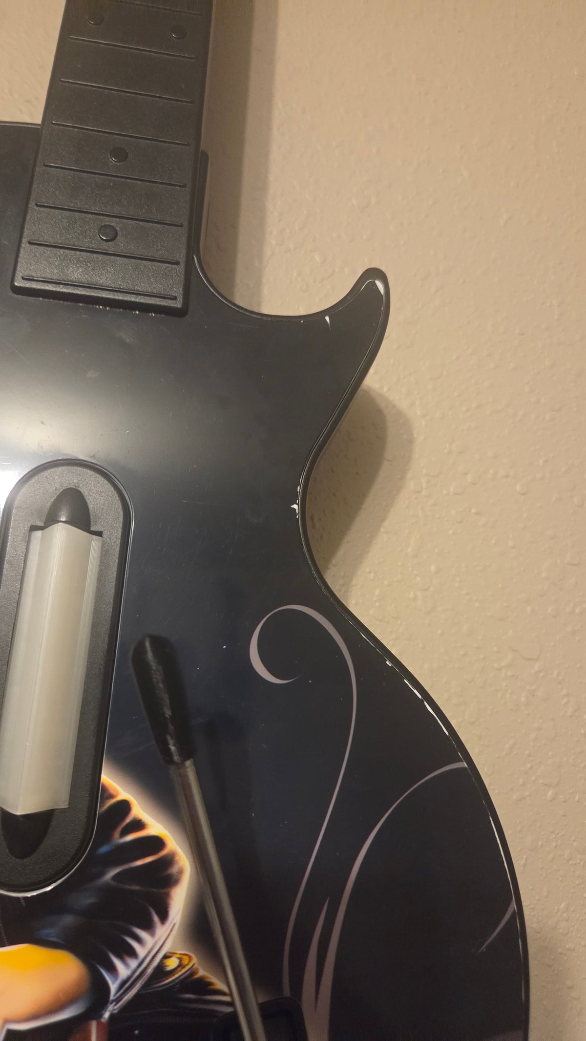 Custom Clone/Guitar Hero Les Paul - Slash Faceplate and Two-Tone RGB Frets